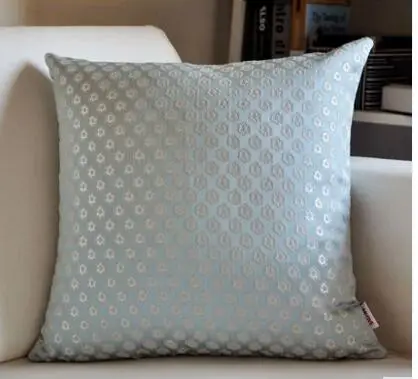 Европейский узор Пейсли жаккардовая наволочка светло голубая Цветочная Подушка