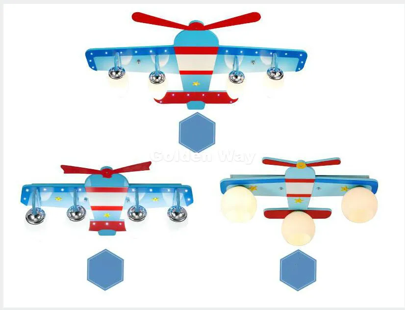 Современный Воздушный самолет декоративные светодиодные потолочные