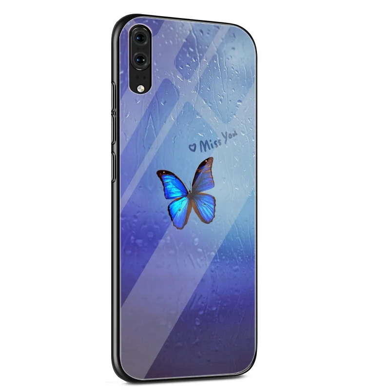 Чехол из закаленного стекла для Huawei P30 P10 P20 Pro P Smart Mate 10 20 Lite Y6 Y9 Honor 7A 8X9