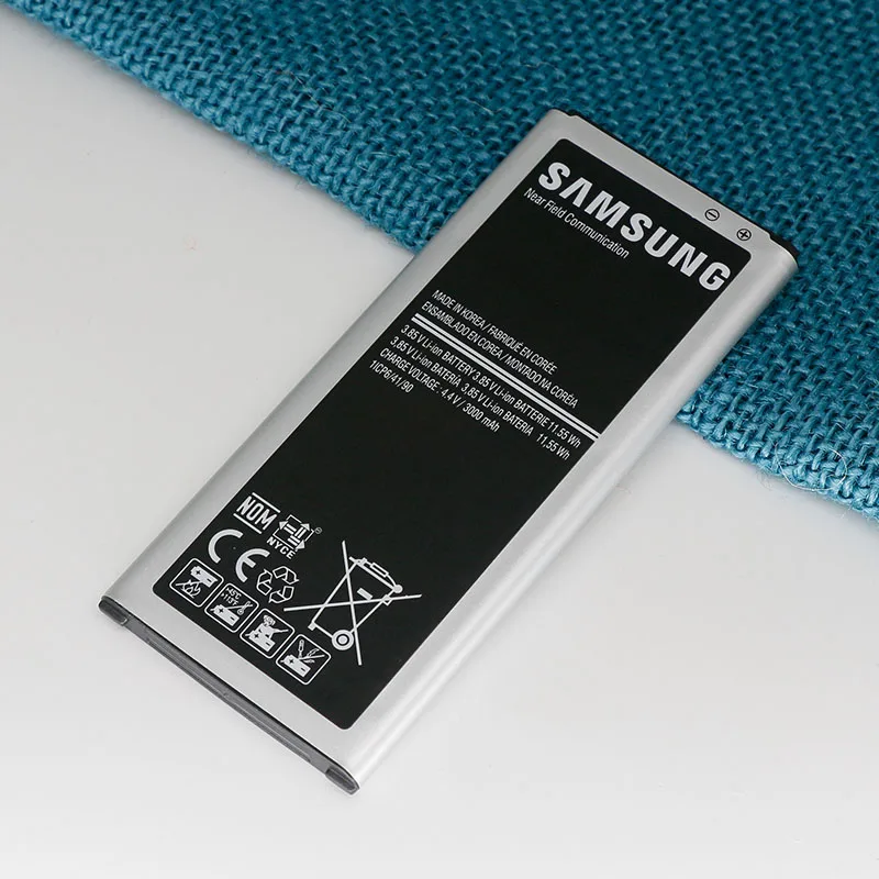 100% Оригинальный samsung Galaxy Note Edge Батарея N915 N915F N915A N915T N915K N915L N915S 3000 мА/ч EB BN915BBE с NFC|note