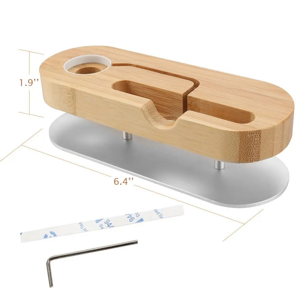 Сотовый телефон с основанием из алюминиевого сплава бамбуковая подставка