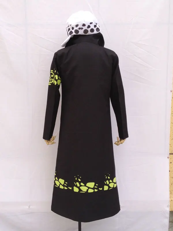 Аниме One Piece Trafalgar Law After 2 Years косплей костюм пальто плащ верхняя одежда шляпа