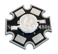 5pcs 2w 3w 45mil chip 600 700ma uv ultraviolet 375nm380nm led bead light lamp with 20mm star base for flashlight