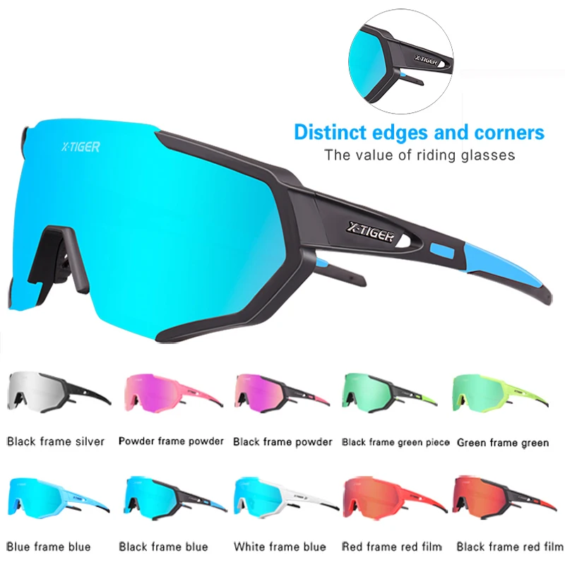Очки велосипедные мужские/женские поляризационные с 5 линзами|Очки для