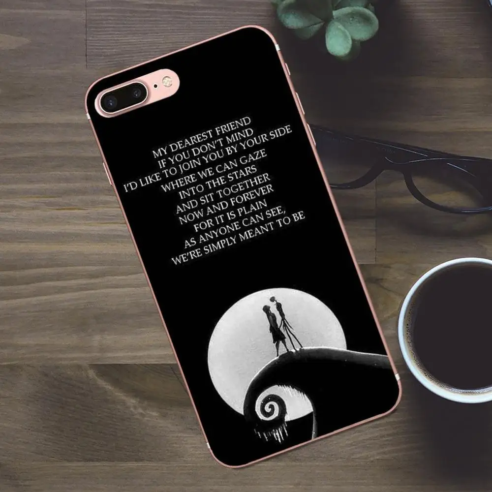 Мягкие защитные чехлы из ТПУ Jack Skellington для Huawei G8 Honor 5C 5X6 6X7 8 9 Y5II Mate P7 P8 P9 P10 P20 Lite Plus 2017