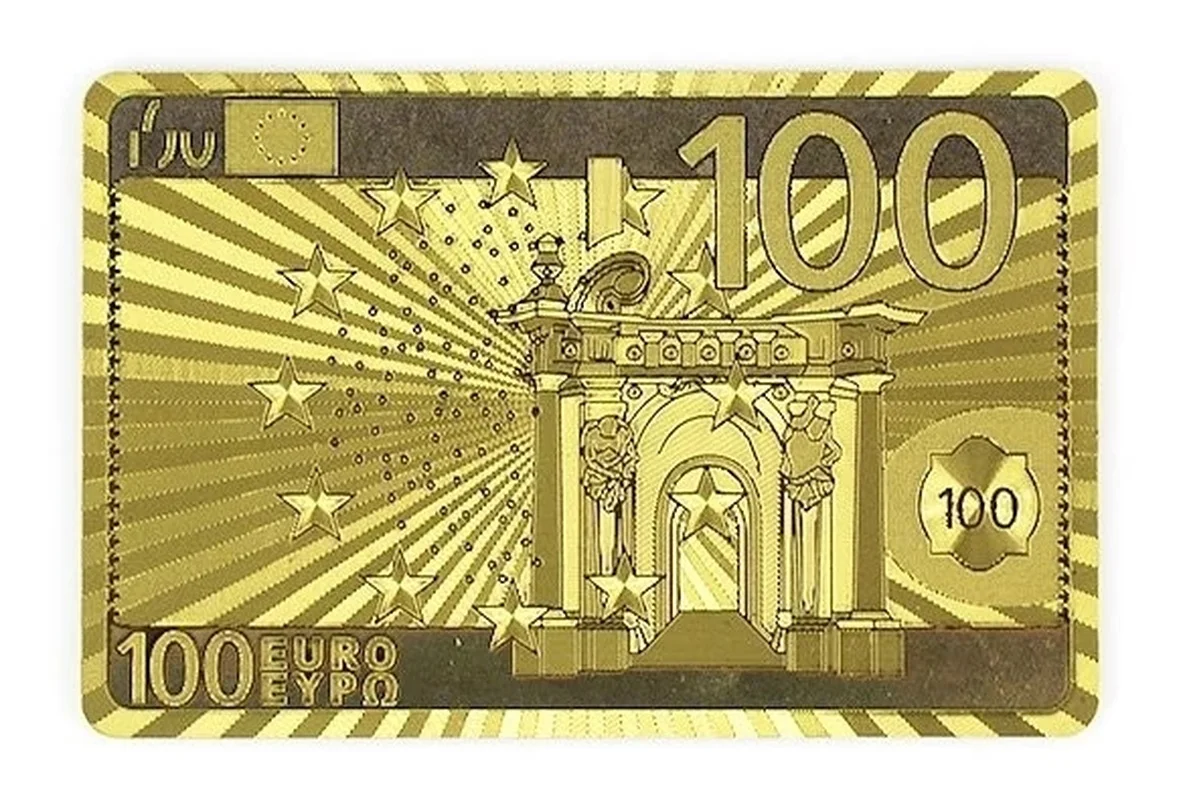 15% Новый 24K карат позолоченный евро покер игральная карта с деревянной коробкой и