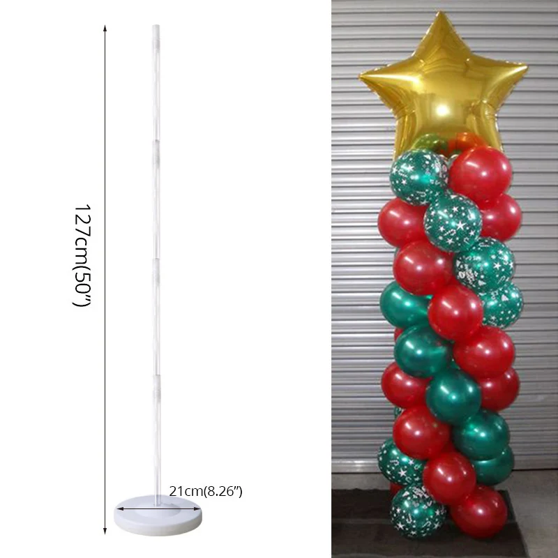 5Pcs Arch Stand Cyuan День Рождения шар колонна комплект пластиковый шар стенд Арка с основанием и полюсом для дня рождения партия латексные шары держатель свадьбы - Цвет: 5Pcs Arch Stand
