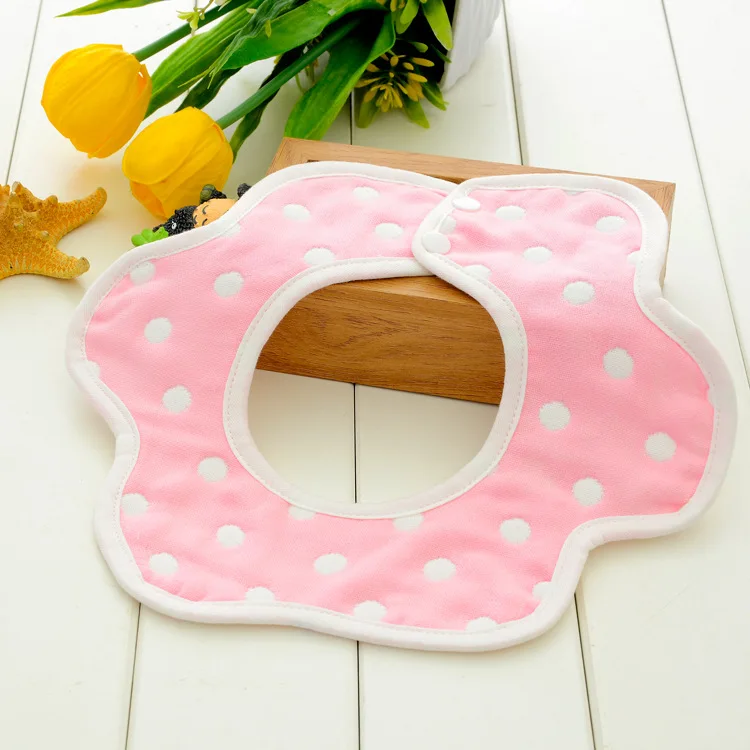 Детские нагрудники с вращением на 360 градусов 6 слоев марля мягкое слюнявчик для