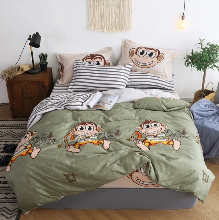 

Bedding Set Blue Euro Bedspread Luxury Duvet Cover Double Bed Sheets Linens Queen King Adult Bedclothes30