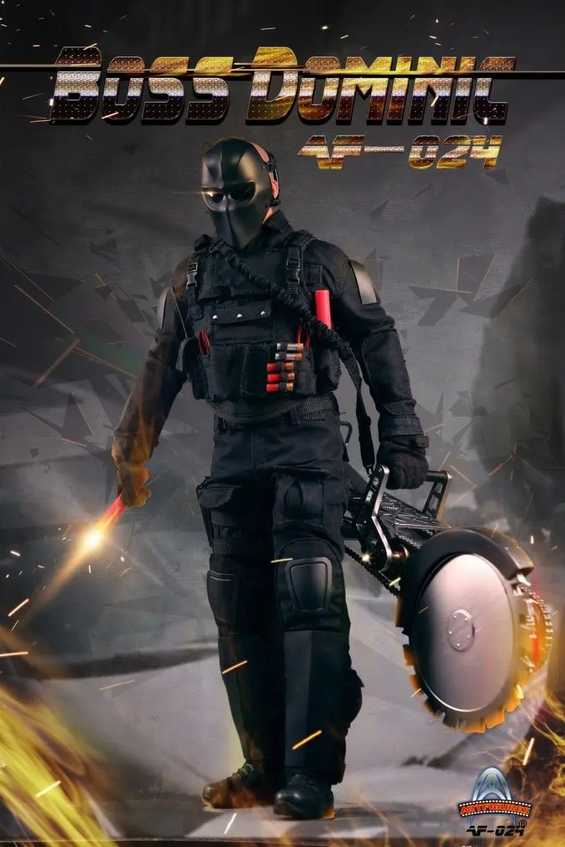 Коллекционные художественные фигурки, модель игрушки AF-024 Boss Доминик, 1/6 масштаб, полный набор, фигурки, игрушки, модель для фанатов, подарки