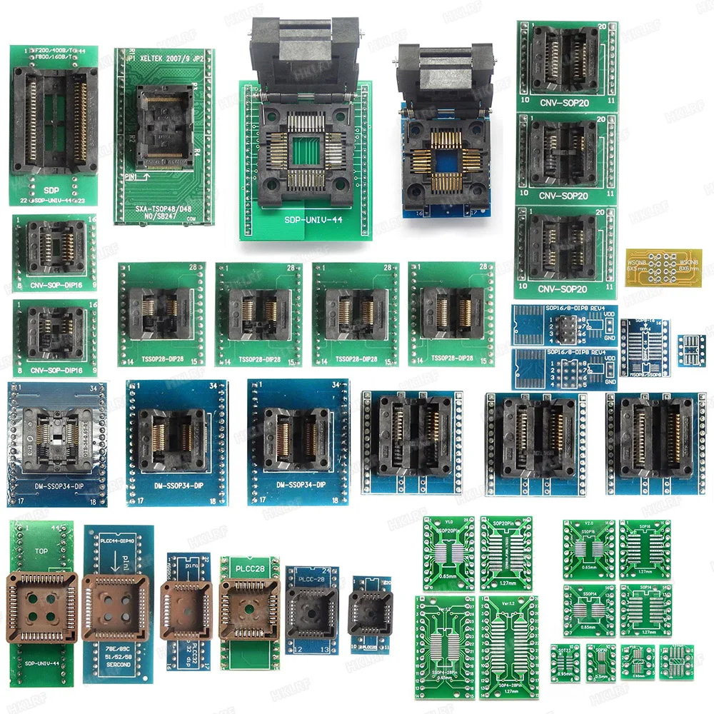XELTEK SUPERPRO 6100 6100N программист+ 45 адаптеров IC чип устройство Программист Новейшая версия+ кабель EDID