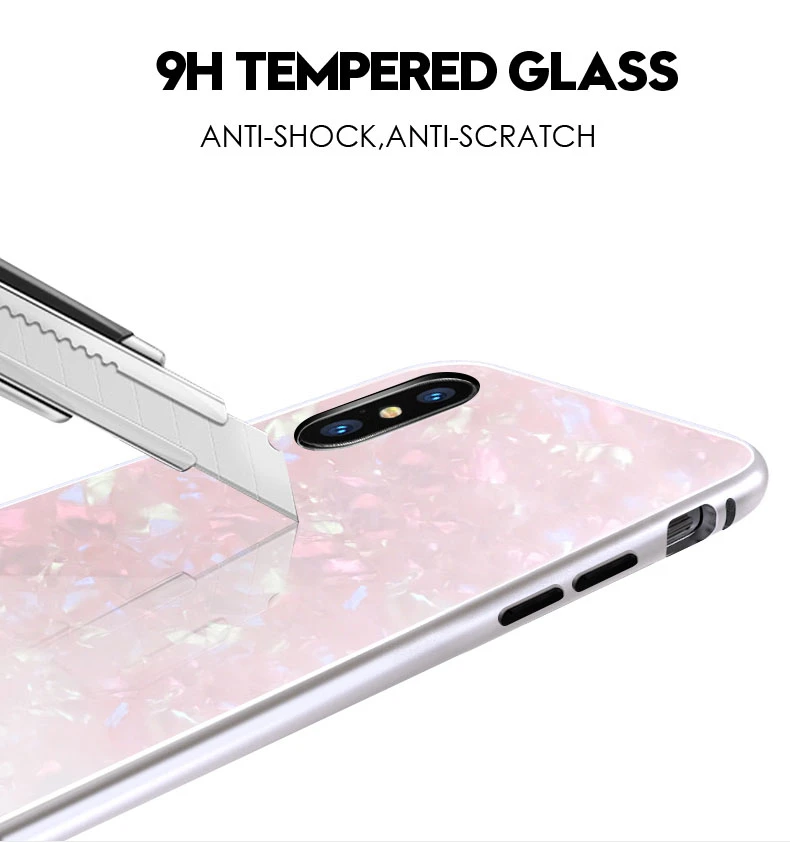 Чехол MaxGear с магнитной адсорбцией для iPhone X, чехол для iPhone 7, 8 Plus, откидная прозрачная Магнитная крышка из закаленного стекла для iPhone 7, 8, X