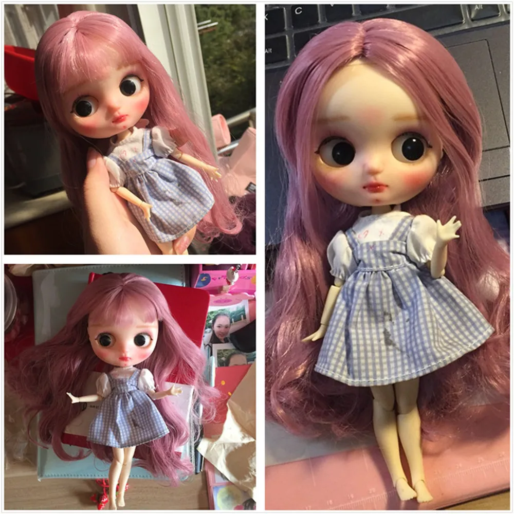 Кукла middie blyth 20 см, средняя кукла blyth joint, прозрачная кожа, подходит для самостоятельного макияжа лица, содержащая набор одежды для рук