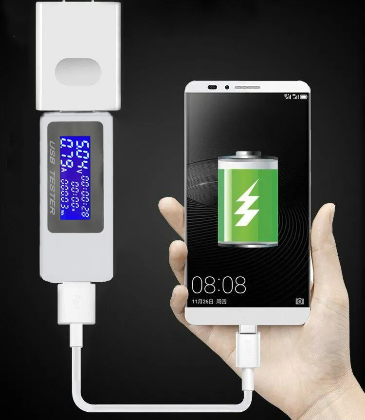9 в 1 цифровой вольтметр Амперметр электрические мощность USB ёмкость Напряжение