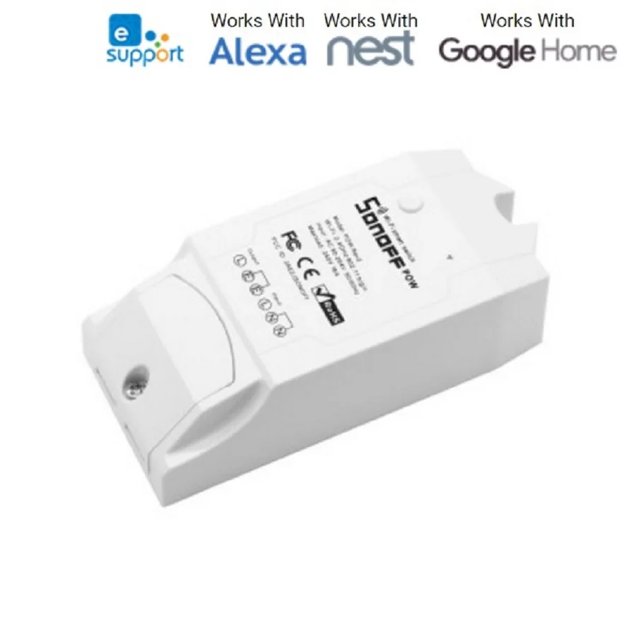 Sonoff Pow R2 16A Wifi умный переключатель монитор энергопотребление дом измерительные