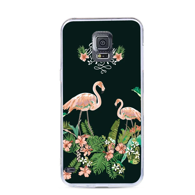 75 Чехол для samsung Galaxy S5 mini, прозрачный мягкий чехол из ТПУ для samsung S5mini SM-G800F G800, силиконовая задняя крышка 4,5" - Цвет: 75