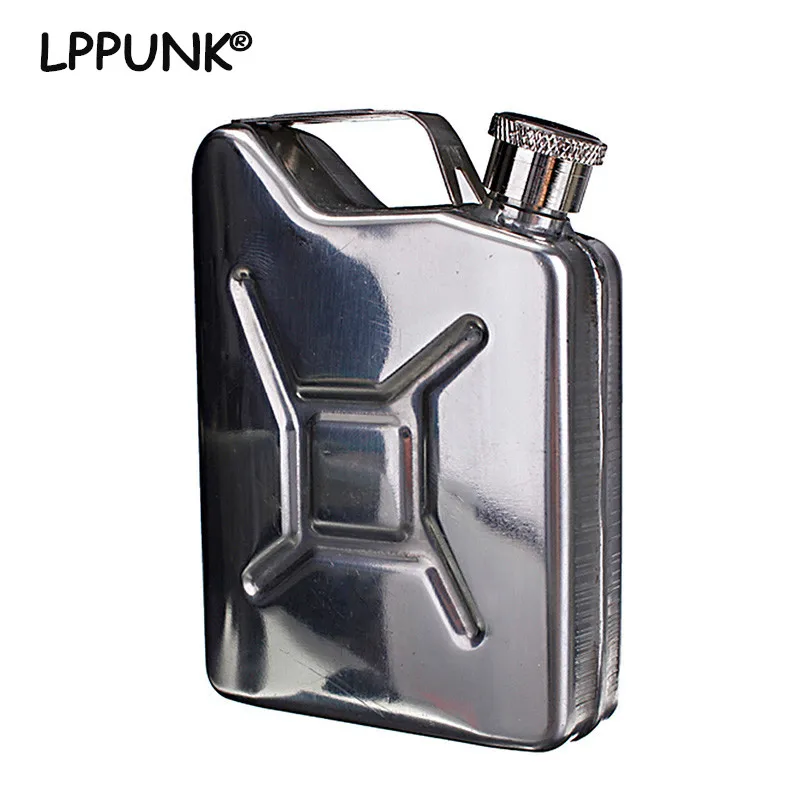 

Hot sales bpa free mini 5oz Creative Liquor whisky flagon portable 304 Stainless steel alcohol vodka oil drum hip flask