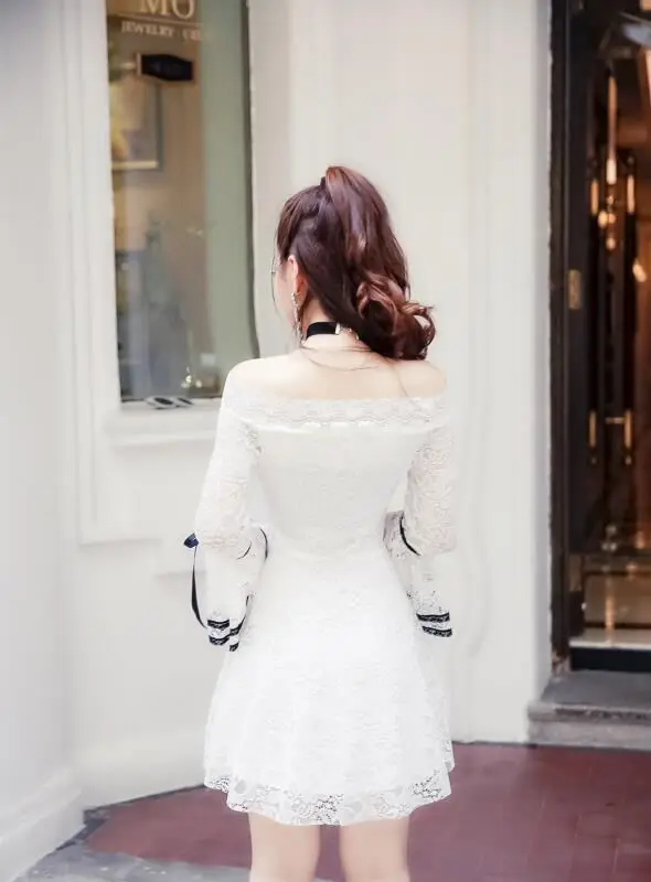 Missoov Модная брендовая дизайнерская женская одежда весенние кружевные платья