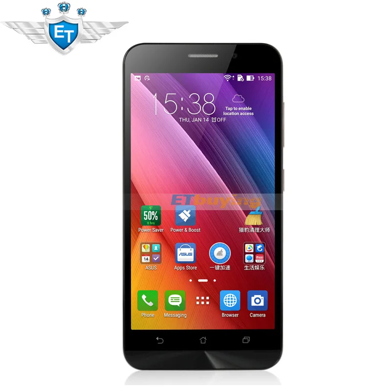 Original 5.5'' ASUS Zenfone Max ZC550KL 5000mAh Battery 4G LTE Snapdragon MSM8916 Quad Core Android 5.0 2GB 16GB Business Phone