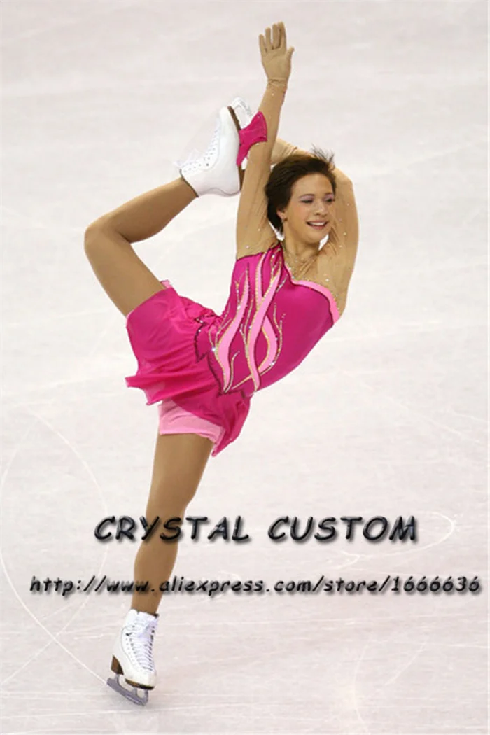 

Girls Ice Skating Dresses Graceful New Brand Figure Skating Dresses For Competition DR4162