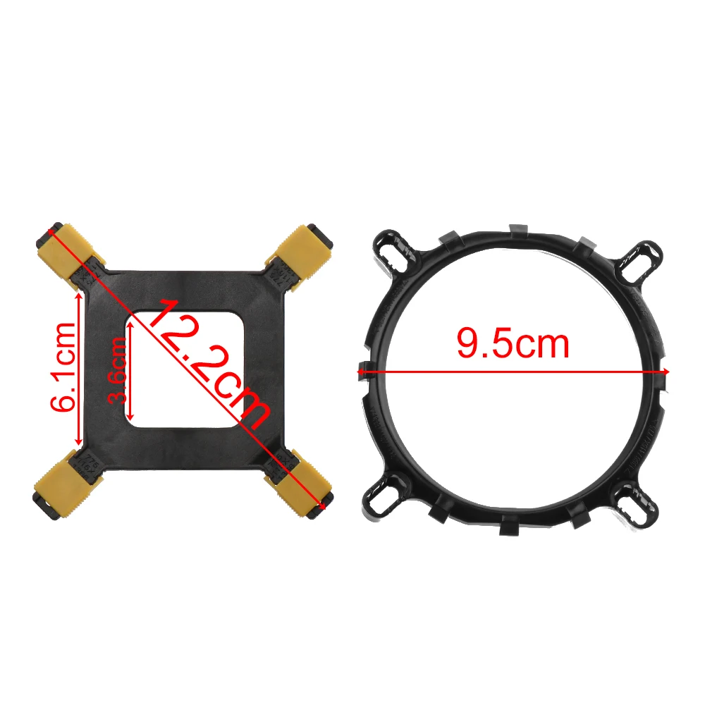 1 комплект кулера для процессора монтажный кронштейн Охлаждающие вентиляторы ПК
