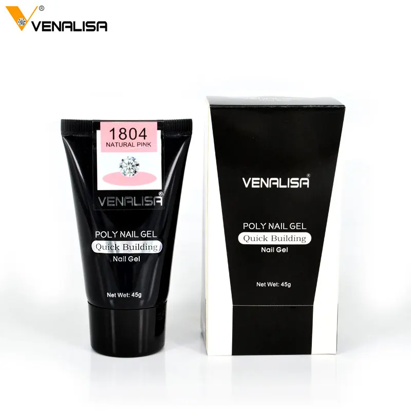 Venalisa, профессиональный прозрачный дизайн ногтей, натуральный камуфляж, желе, плотный УФ, твердый, строитель, удлиняющая подставка, фиксация, резинка, желе, полигель