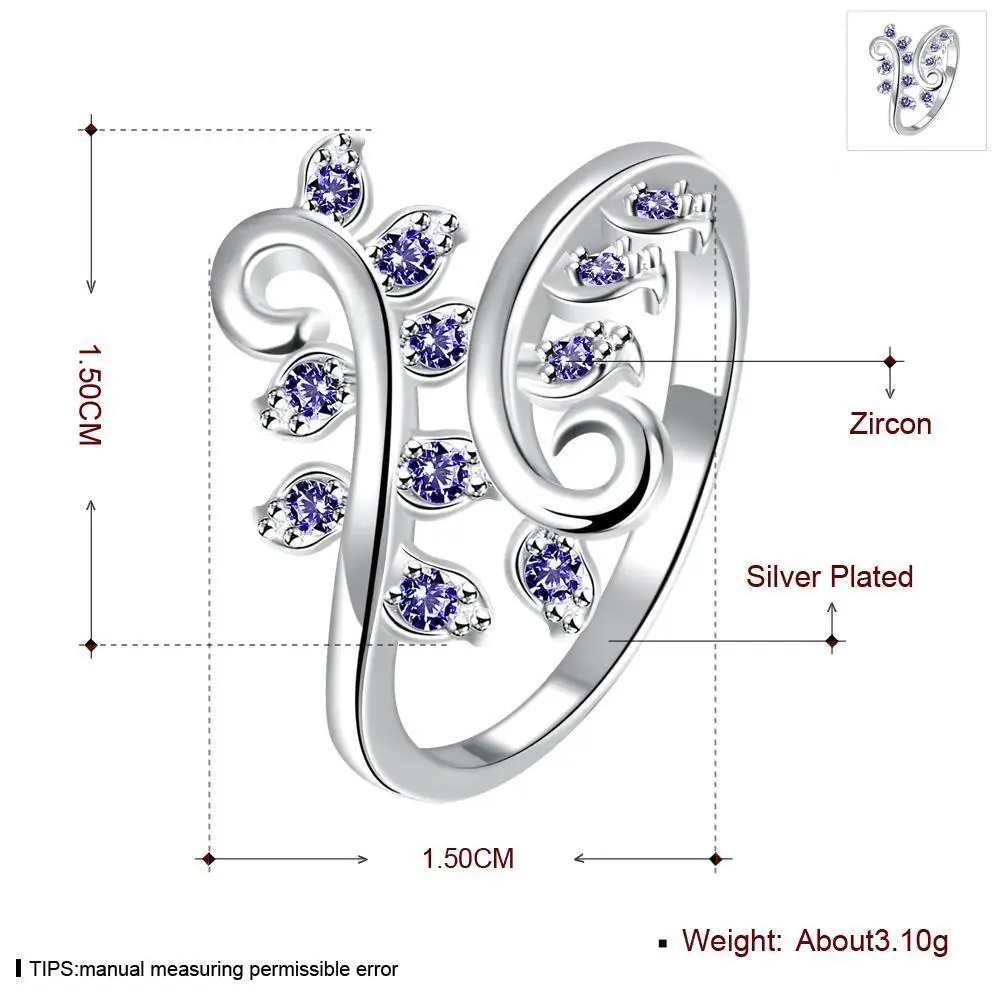 [YMW] R067-A Silver-color fashion ring for women jewelry accessories nickle free Men and marry | Украшения и аксессуары