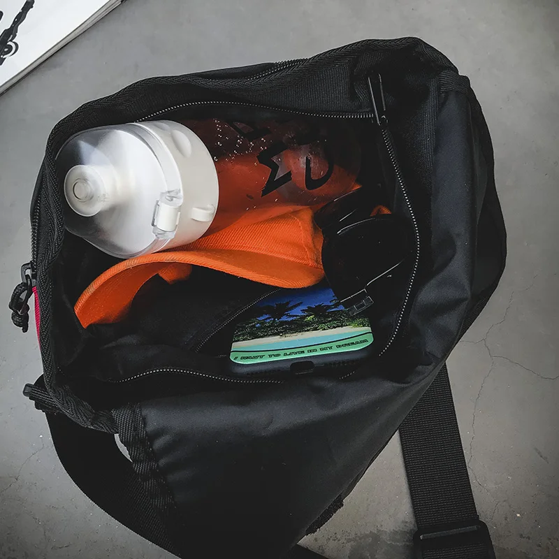 Мужская и женская сумка мессенджер для подростков прочная Оксфорд