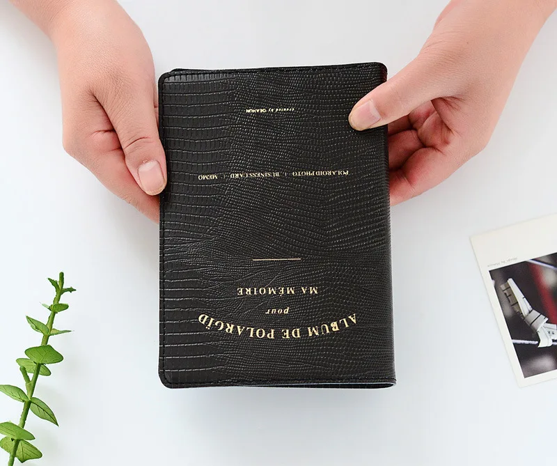 64 кармана ПВХ кожа портативный держатель альбома Книга Стиль альбом для мини Instax