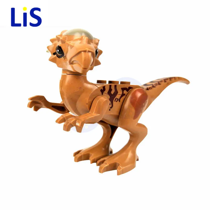 Новый 8 шт./компл. совместим с logoes Юрского периода миров тираннозавра T-rex Indominus Rex