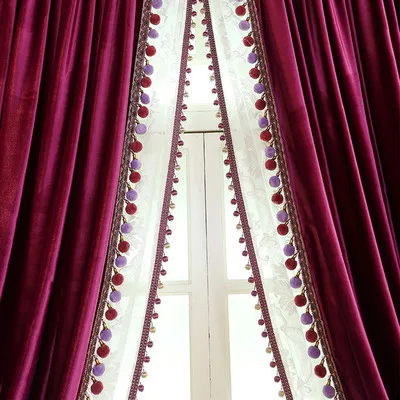 1pc curtain Итальянские бархатные занавески s для гостиной, спальни, кухни, американские Ультра-мягкие занавески, одноцветные утолщенные на заказ Оконные Занавески - Цвет: 1pc curtain