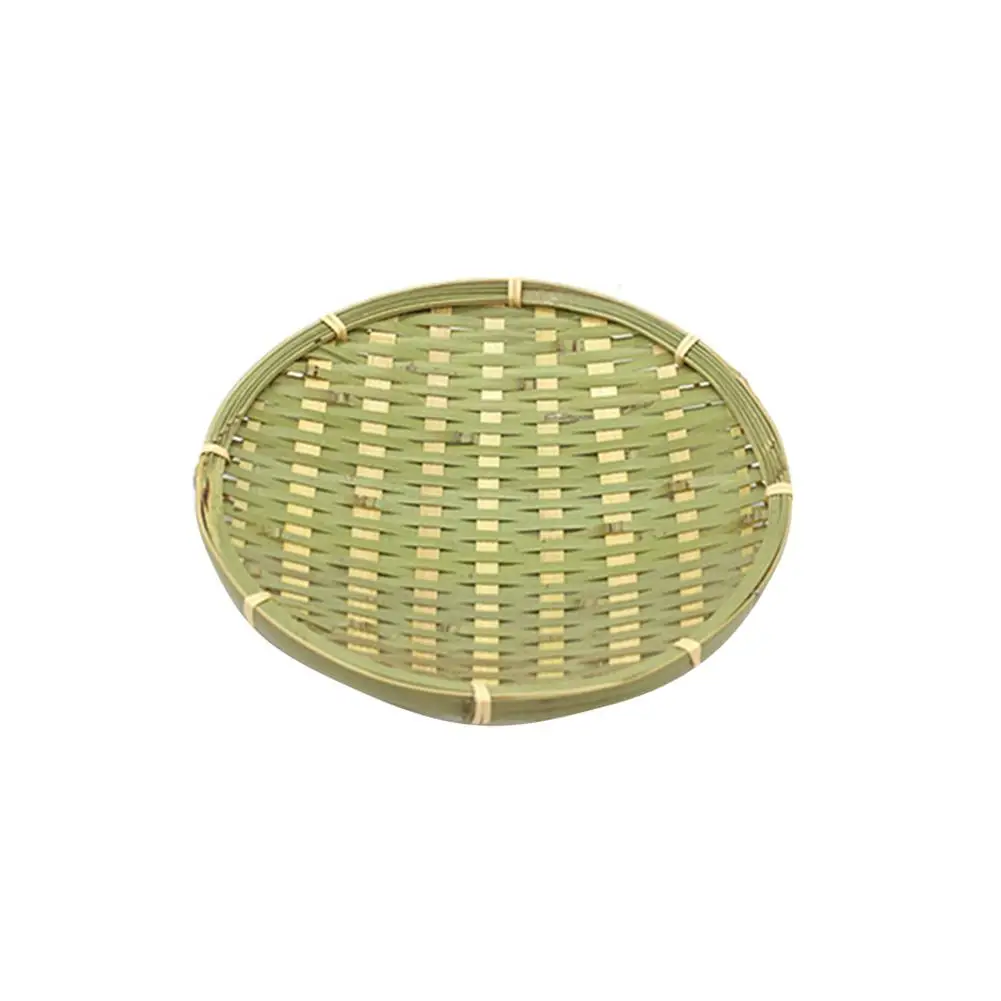 Бамбуковые плетеные пластины из бамбукового сито блюдо для закусок корзина