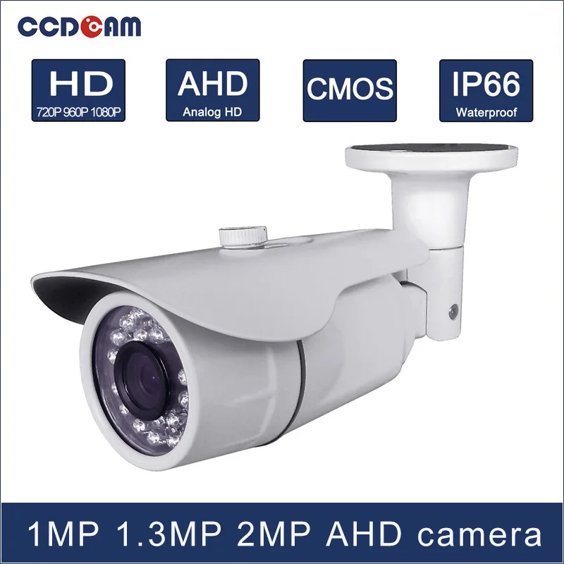 

Камера высокого разрешения CCDCAM 1MP 1,3 MP 2MP, камера ночного и дневного видения AHD для системы безопасности