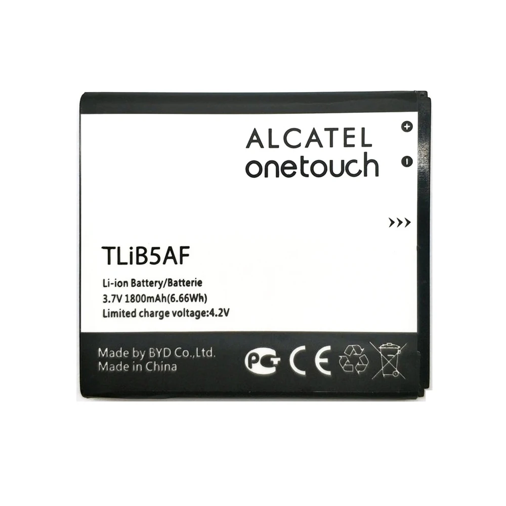 Good 1800mAh TLiB5AF Battery For Alcatel One Touch Pop C5 OT 5036 5036D 5037 5037D 5037A 5037X phone battery | Мобильные телефоны и