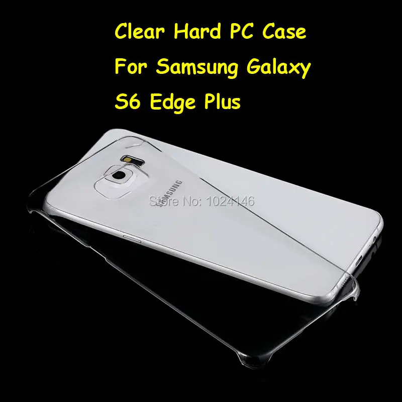 Новый тонкий прозрачный жесткий чехол-накладка из поликарбоната для Samsung Galaxy S6 Edge