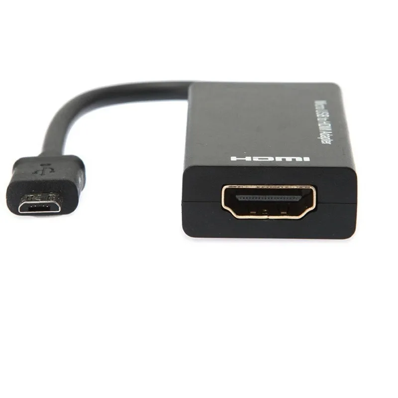 Переходник Micro USB/HDMI для ТВ монитора 1080P HD HDMI аудио-и видеокабель конвертер MHL |