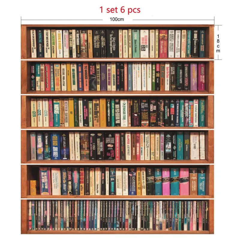 6 шт 3D наклейки на стену для книг, для дома, сделай сам, модные наклейки на лестницу, большие наклейки, эскальер, тигровый 3d стикер, тигр