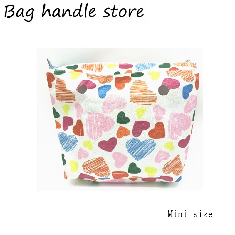 

new design pattern mini size canvas insert inner bag for obag mini 2019