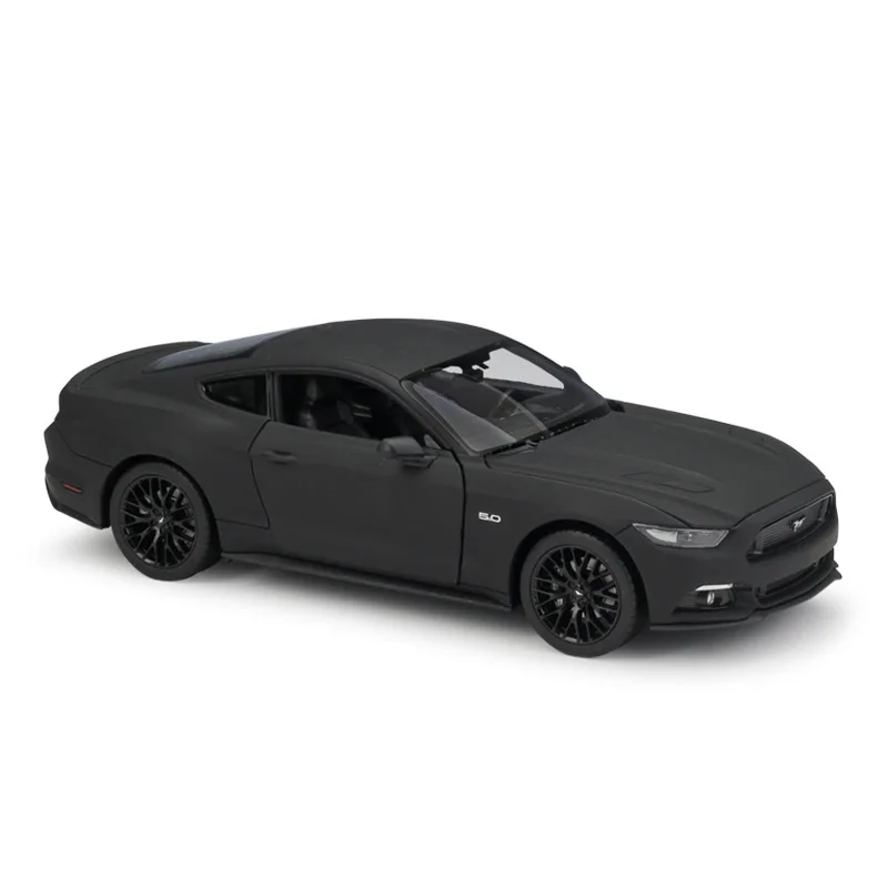 Модель спортивного автомобиля из сплава в масштабе 1:24 игрушка для Mustang GT 2015 с