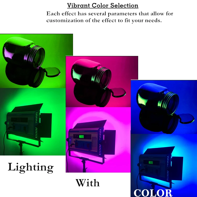 Управление RGB светодиодный светильник непрерывной ing DMX совместимые фото студия