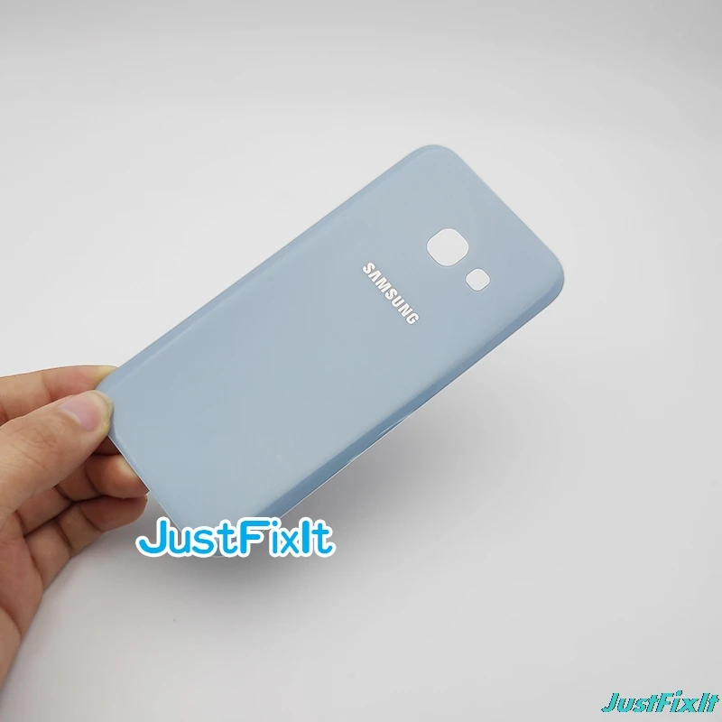 Для SAMSUNG Galaxy A3 2017 A320 Задняя крышка батареи Дверь стеклянная корпуса замена
