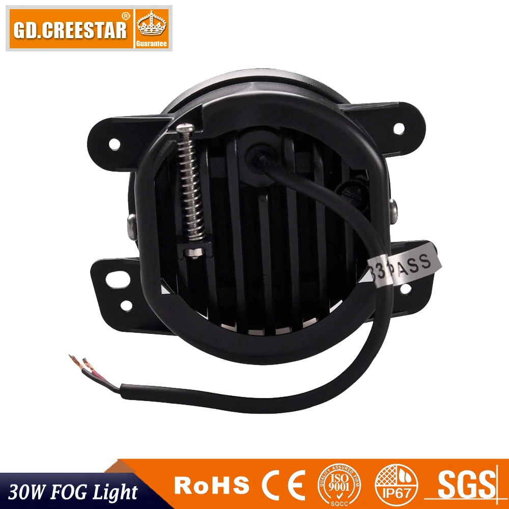 30 Вт 4 &quotПара светодиодный противотуманный фонарь дальнего света для JK Wrangler Cherokee