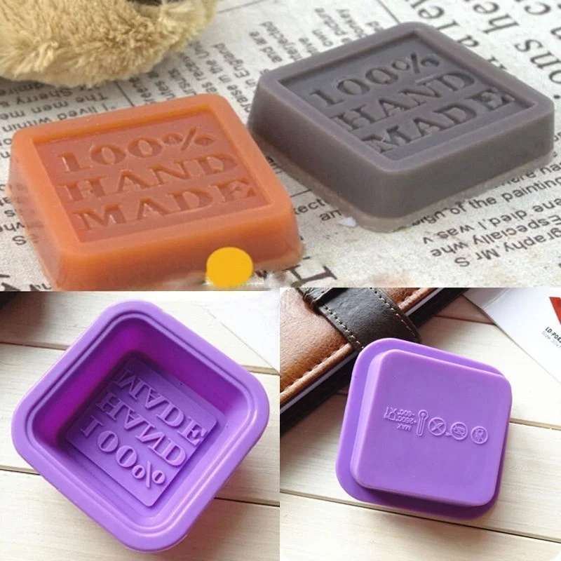 2 шт./компл. 100% искусственное мыло булочки квадратные формы для мыла изготовление