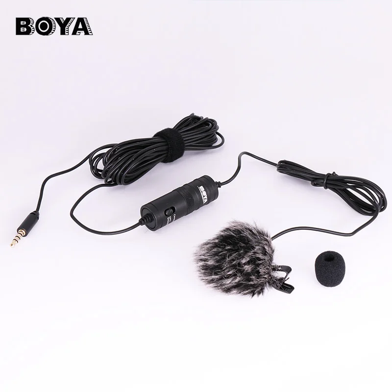 BOYA BY M1 Lavalier аудио видео телефон микрофон конденсаторный рекордер для iPhone Andriod