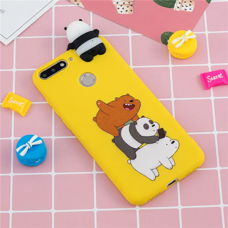 Мягкий силиконовый чехол из ТПУ с милым 3D рисунком для huawei Honor 7A 7C Pro Honor 7S 8X 8C 8A 8 9 10 Lite P Smart