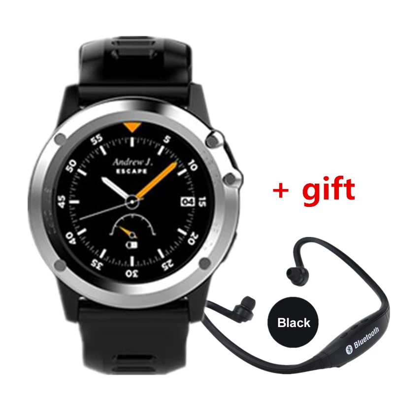 Спортивные SmartWatch H1 с 3 г GPS Wi Fi IP68 Водонепроницаемый 5.0 MPcamera MP3 сердечный ритм для