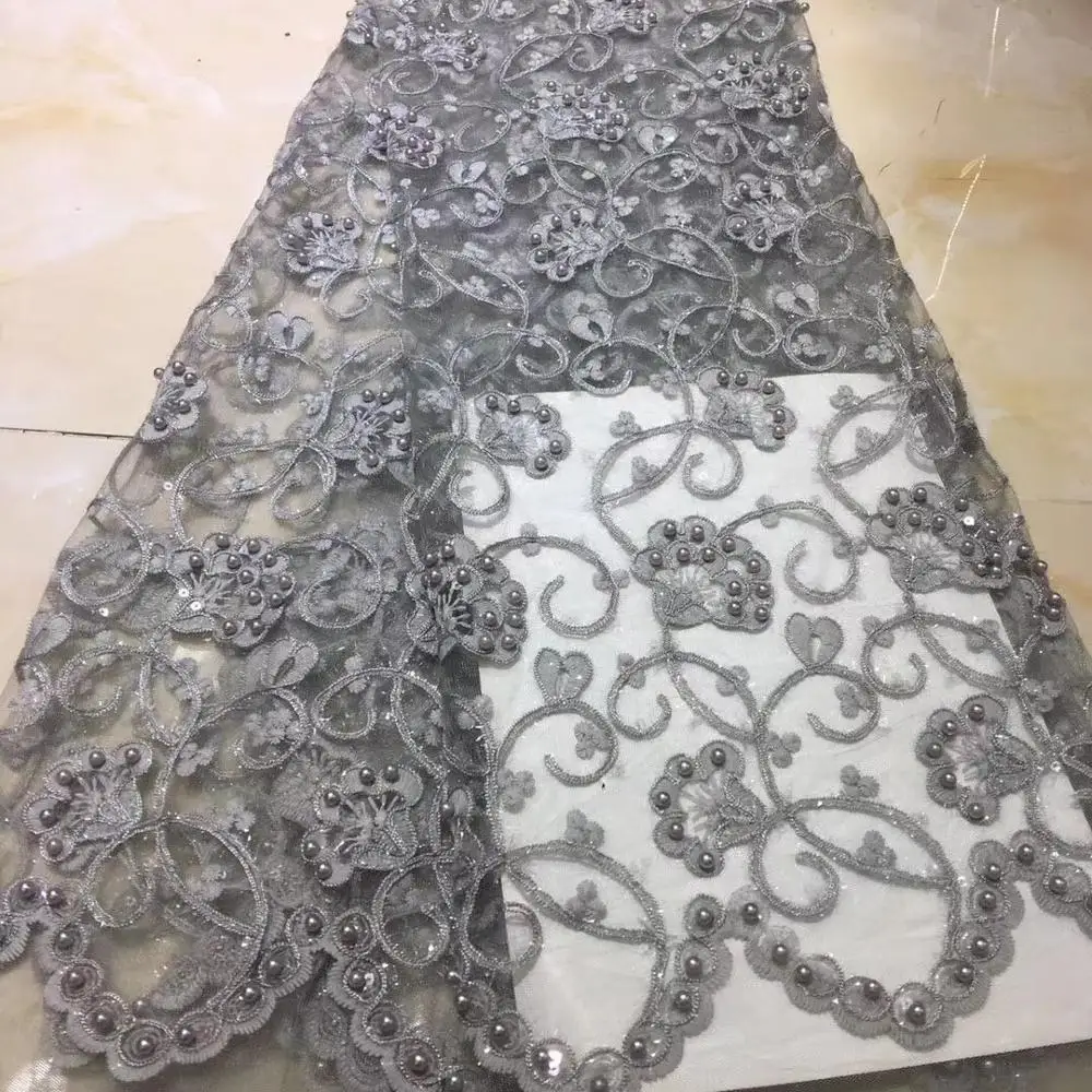 

Cassiel Wedding Sewing With Embroiderey African Net Lace Fabric High Quality French Tulle Lace Fabric Nigerian Mesh Lace Fabric