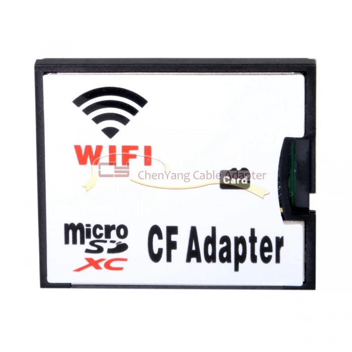 100 шт./лот WIFI адаптер карта памяти TF Micro SD для CF Compact Flash Card Kit цифровой