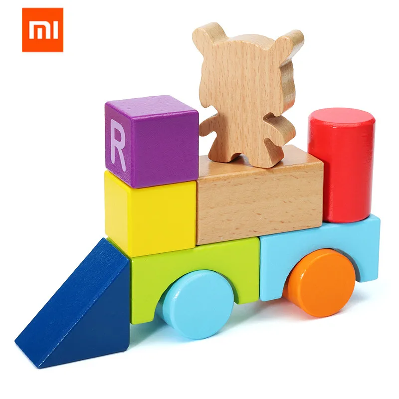 Xiaomi MITU Hape 70pcs Puzzle Building Blocks Early Education Kids Toy 26 Letters 10 Numbers Educational Toys | Электроника