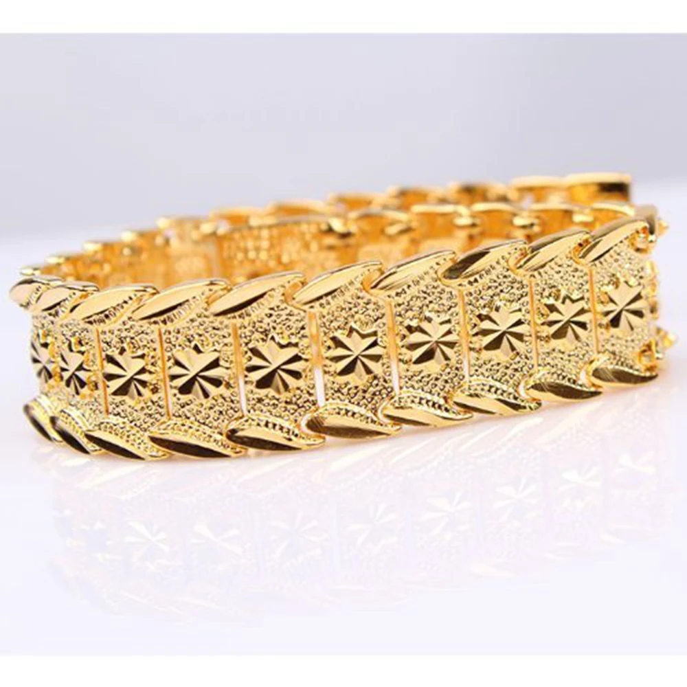 Wrist Chain Gold Filled Noble Men's Women's Bracelets New Design | Украшения и аксессуары